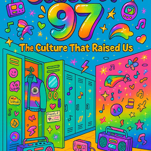 Class of 97, 90s Nostalgia Coloring Pages, Digital Download, Printable Retro Coloring Book for Adults & Teens, Pop Culture, Fun Coloring image 1