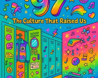 Class of 97, 90s Nostalgia Coloring Pages, Digital Download, Printable Retro Coloring Book for Adults & Teens, Pop Culture, Fun Coloring