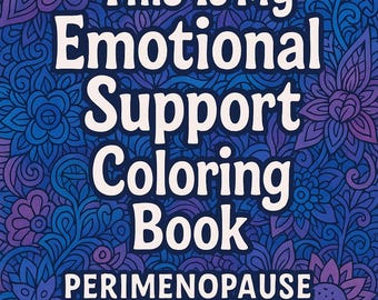 Funny Menopause Mandala Coloring Book, We Do Not Care, Women&#39;s Health, Adult Coloring, Stress Relief Gift for Women, Funny Bold & Easy