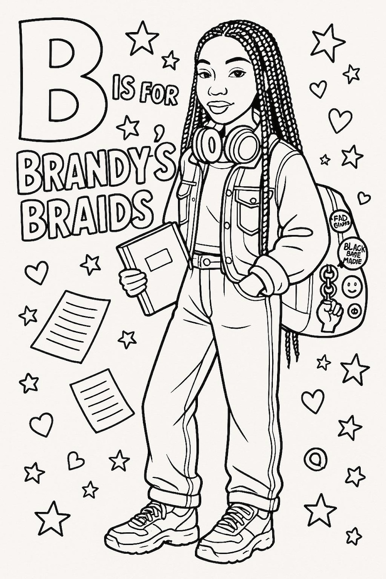 Class of 97, 90s Nostalgia Coloring Pages, Digital Download, Printable Retro Coloring Book for Adults & Teens, Pop Culture, Fun Coloring image 5