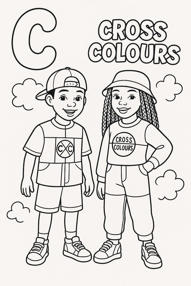 Class of 97, 90s Nostalgia Coloring Pages, Digital Download, Printable Retro Coloring Book for Adults & Teens, Pop Culture, Fun Coloring image 6