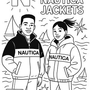 Class of 97, 90s Nostalgia Coloring Pages, Digital Download, Printable Retro Coloring Book for Adults & Teens, Pop Culture, Fun Coloring image 9