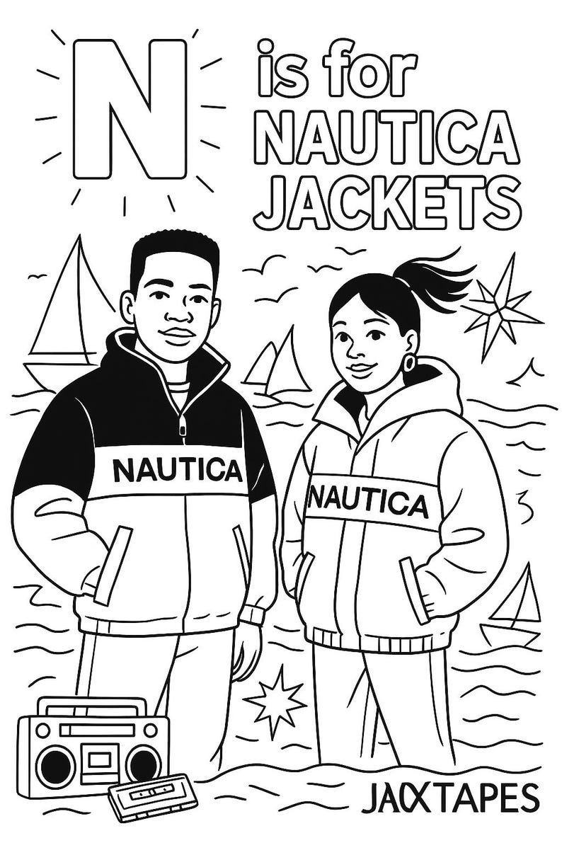 Class of 97, 90s Nostalgia Coloring Pages, Digital Download, Printable Retro Coloring Book for Adults & Teens, Pop Culture, Fun Coloring image 9