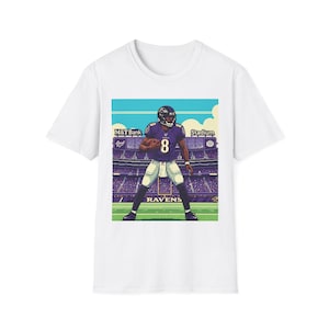 Baltimore Ravens NFL 8 bit series T-Shirt
