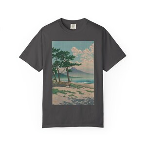 Unisex Garment Dyed T Shirt Featuring Traditional Japanese Art 100 Percent Ring Spun US Cotton 画像 9