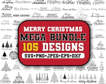 Kerst SVG, kerstbomen SVG, boerderij kerst SVG, kerst gezegde SVG, Merry Christmas tekst SVG, Cricut & silhouet