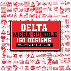 Delta Sigma Theta SVG,Delta SVG,1913 Hand Sign,DST 1913,Delta Sigma Theta sign,Delta Elephant Svg,Dst sorority,Cricut & Silhouette files