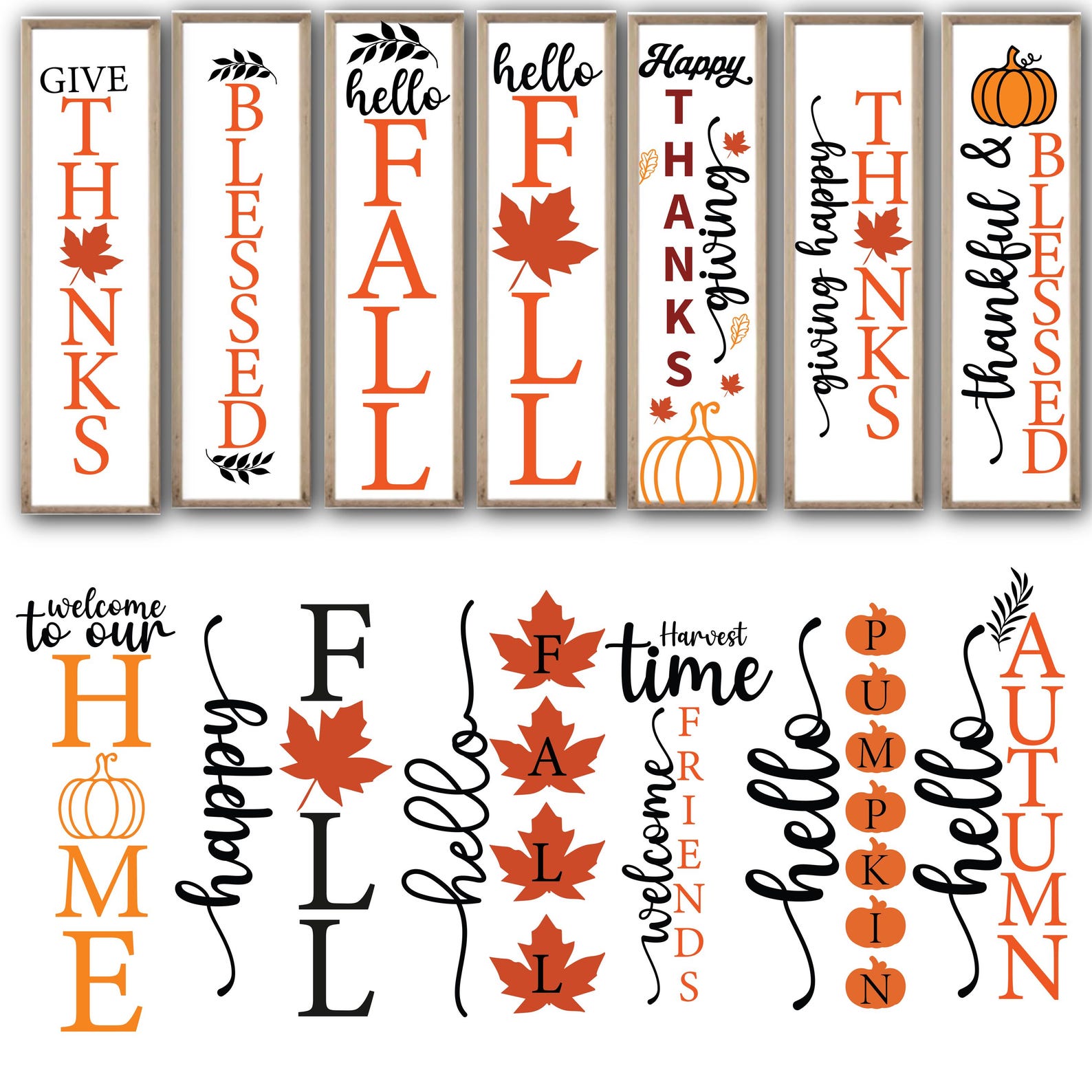 Fall Porch Sign Svg,fall Welcome Sign Svg,thanksgiving Porch Sign Svg ...