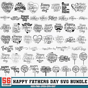 SVG del Día del Padre, Feliz Día del Padre SVG, Papá SVG, Padre SVG, Familia SVG, Frases de Papá SVG, Gracias Papá SVG, Cricut y Silhouette