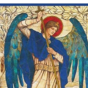 Ach Angel Michael By Powell And Sons Counted Coss Stitch