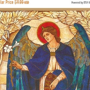 DIGITAL DOWNLOAD Archangel Gabriel by Powell and Sons ( White Friars Glass Co.) Orenco Originals  Counted Cross Stitch Chart Pattern
