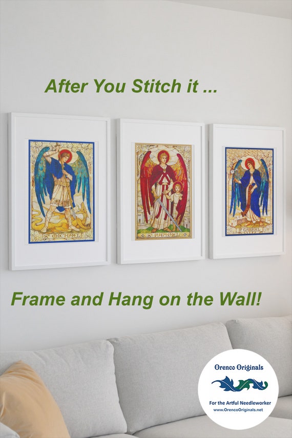 DIGITAL DOWNLOAD Archangel Michael by Powell and Sons ( White