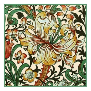 DIGITAL DOWNLOAD William Morris's Golden Lily Orenco Originals Counted Cross Stitch Chart/ Pattern