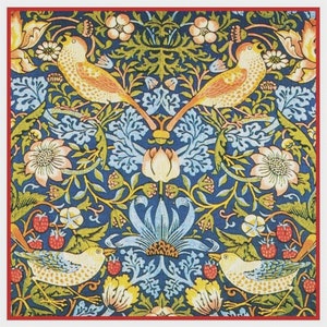 DIGITAL DOWNLOAD William Morris's The Strawberry Thief Orenco Originals Counted Cross Stitch Chart / Pattern