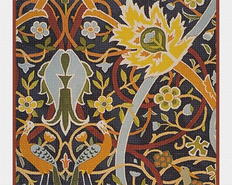 DIGITAL DOWNLOAD William Morris's Bullerswood detail #3  Orenco Originals Counted Cross Stitch Chart / Pattern