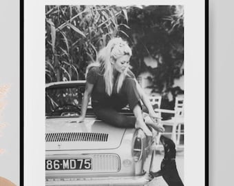 Brigitte Bardot Print, Brigitte Bardot Poster, Fashion Print, Fashion Poster, Fashion Wall Art, Woman, Brigitte Bardot Photography.
