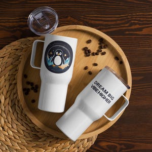 Dream Big Vibe Higher Tumbler: Insulated Stainless Steel Travel Mug