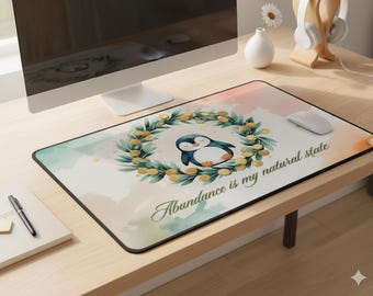 Abundance Heart Love Desk Mat Large Office