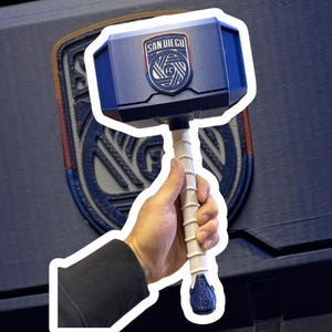 Custom Mjolnir Hammer – Personalized Thor Hammer Trophy with Display Stand