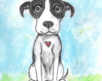Adorable and Fun Caricature Style Pet Portrait of your dog or cat