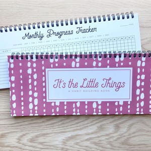 Habit Building Book | 12-36 Month | Habit Tracker | Goal Book | New Habits | Progress Chart | Lay Flat | Spiral Wire Binding | Daily Goals