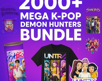 Más de 2000 mega paquetes de cazadores de demonios del K-Pop (archivos digitales)