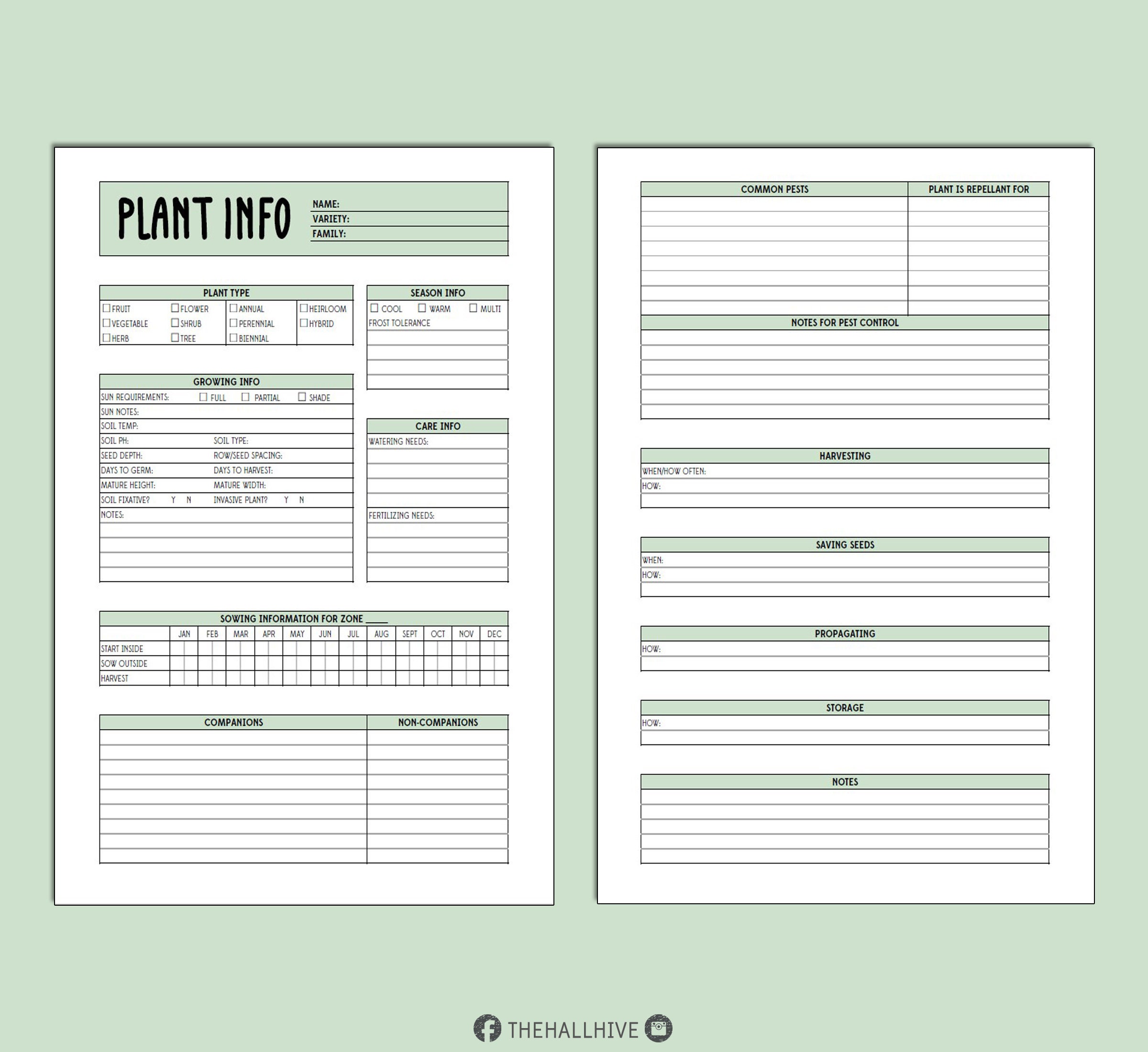 Complete Garden Planner & Calendar for Gardening PDF for Goodnotes ...