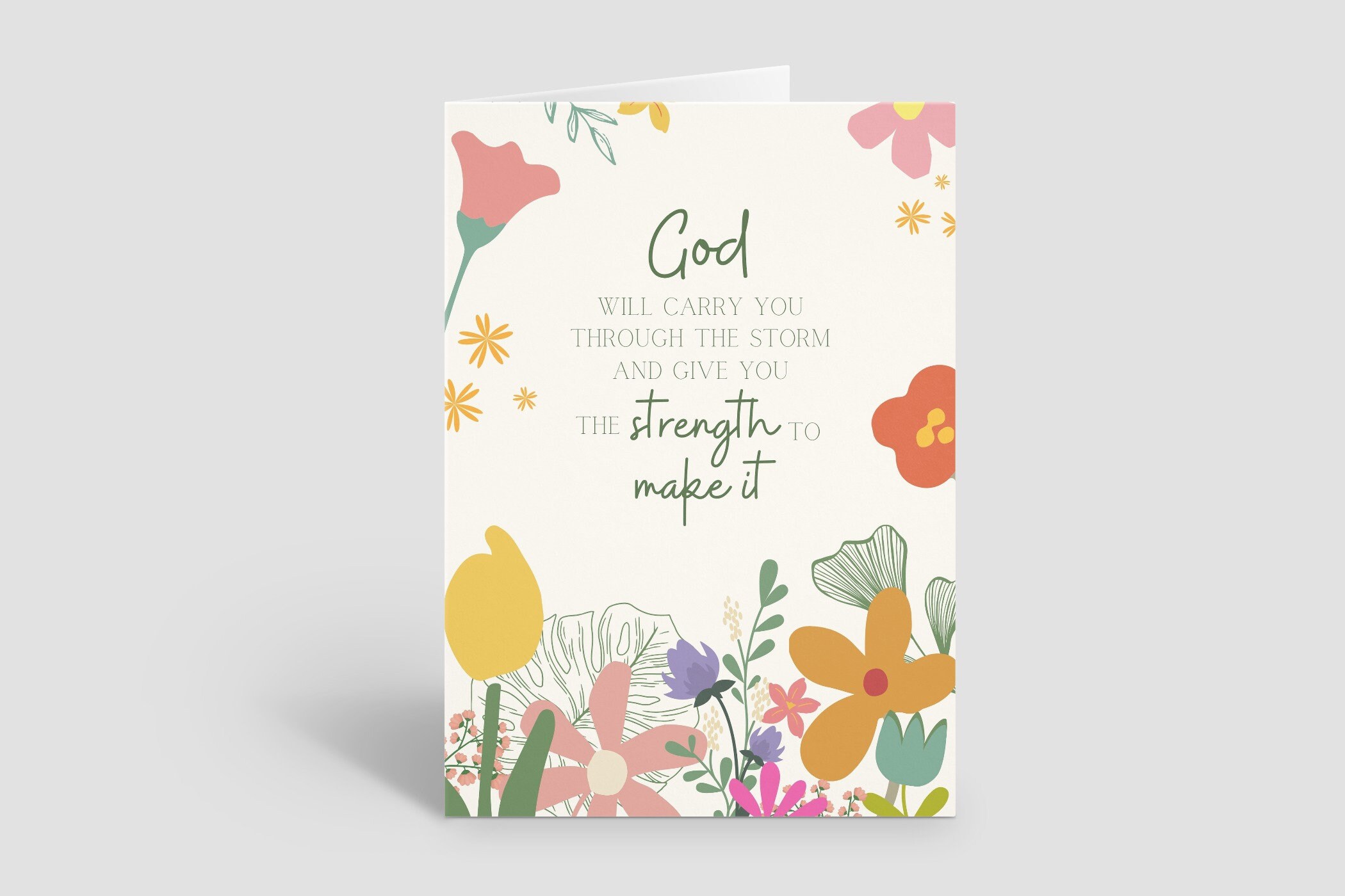 Printable Christian Sympathy Card Instant Download | Etsy