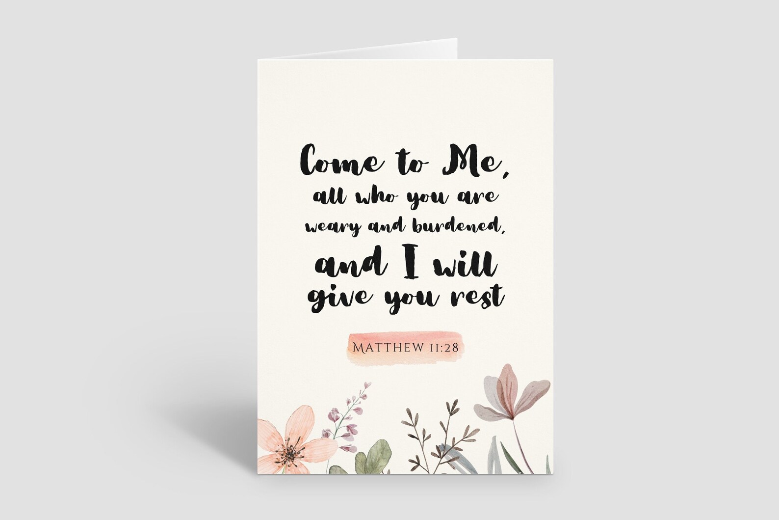 Printable Christian Sympathy Card with Instant Download | Etsy