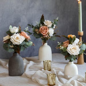 Mini Centerpiece l Set of 3 Bud Vase Bouquets l Bud Vase Mini Bouquet l Keepsake Wedding Decor l Wedding Table Centerpiece