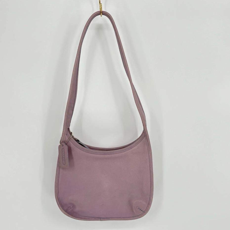 バッグ Vintage Coach Becket Shoulder Bag Purple COACH - Vintage Coach Purple Becket Shoulder Bagの通販 by