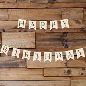 First Rodeo Birthday Banner | Western Happy Birthday Sign | Cowboy Party Decor | Printable Rustic Bunting