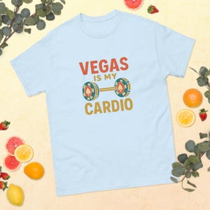 Vegas Is My Cardio – Zabawna koszulka z motywem kasyna i hazardu