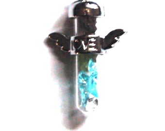 Archangel Raziel Love Wing Guardian Angel Crystal Pendant = Dreams Psychic Learning Trauma Clearance