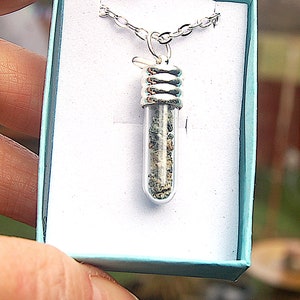 Amazing Authentic Presell Bluestone Crystal Pendant Stone of Stonehenge - Druid Wiccan Pagan -Dreamwork