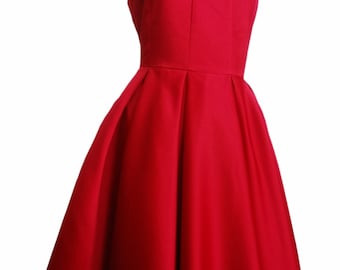 Dovima red dress By TiCCi Rockabilly Clothing