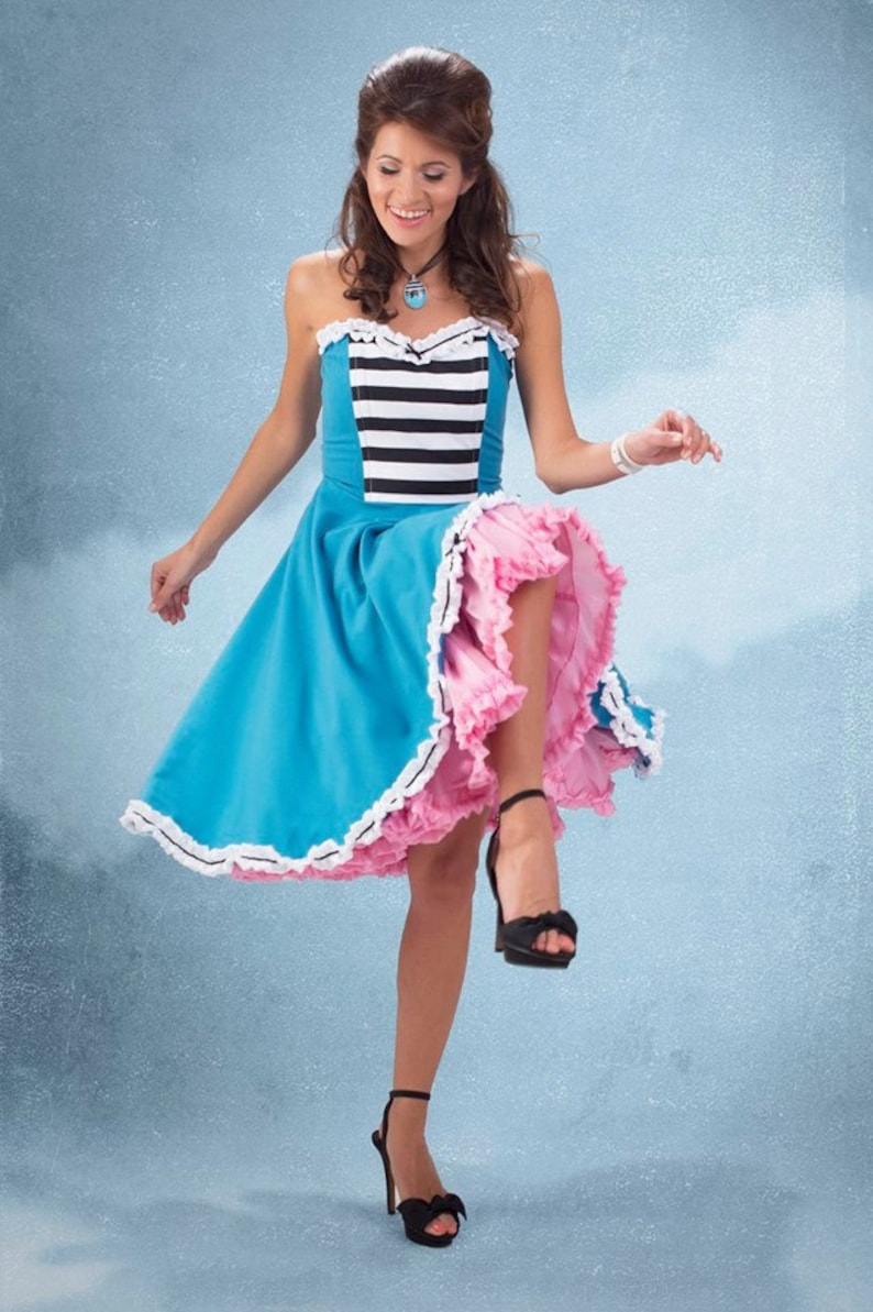 Alice im Wunderland Kleid: Vintage-Stil / Pin-up ...