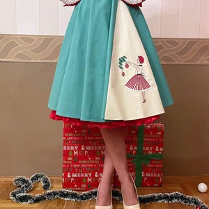 Christmas skirt By TiCCi Rockabilly Clothing