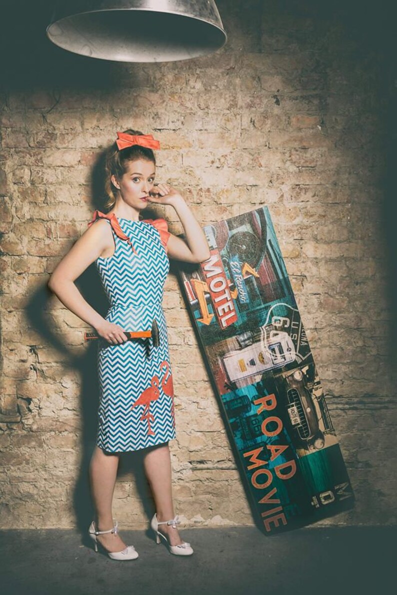 rockabilly pencil dress