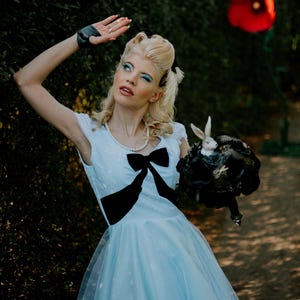 Alice in wonderland bride dress By TiCCi Rockabilly Clothing