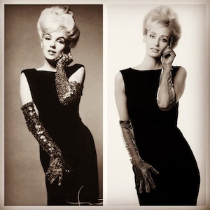 Amanda dress and glove Marilyn Monroe style By TiCCi