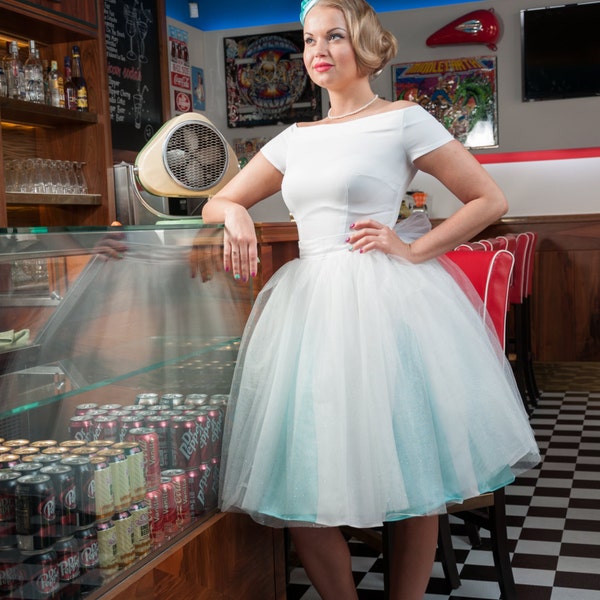 Tulle Wedding Dress: vintage style / pin-up / rockabilly bride dress by TiCCi Rockabilly Clothing