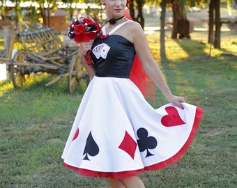 Card girl dress By TiCCi Rockabilly Clothing