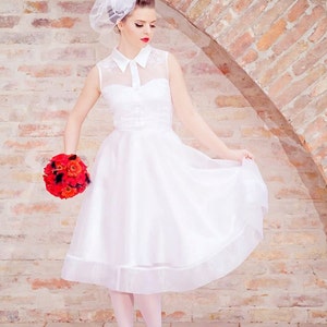 Christine Rockabilly Wedding Dress: Vintage Style / Pin-up / Rockabilly ...