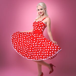 Billie polka dot dress By TiCCi Rockabilly Clothing