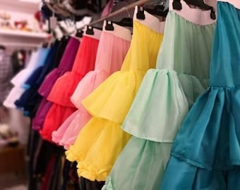 Rockabilly petticoat: vintage style / pin-up layered color petticoat by TiCCi Rockabilly Clothing