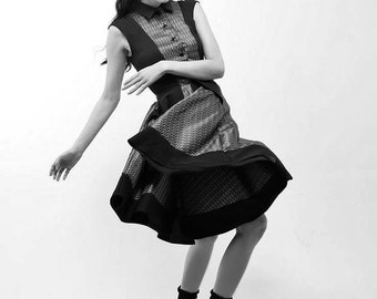 Feral dress rockabilly/Teddy girl style