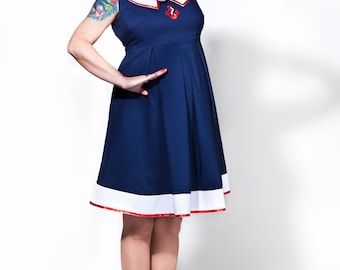 Sailor Mom Rockabilly Maternity Dress: vintage style / pin-up / rockabilly maternity wear by TiCCi Rockabilly Clothing