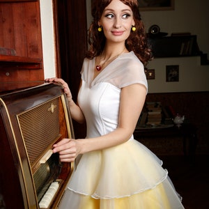 Belle Disney Princess bride dress rockabilly style By TiCCi