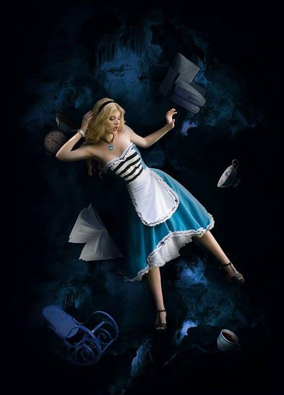 Worden vreugde De vreemdeling Alice in Wonderland Dress: Vintage Style / Pin-up / Rockabilly - Etsy